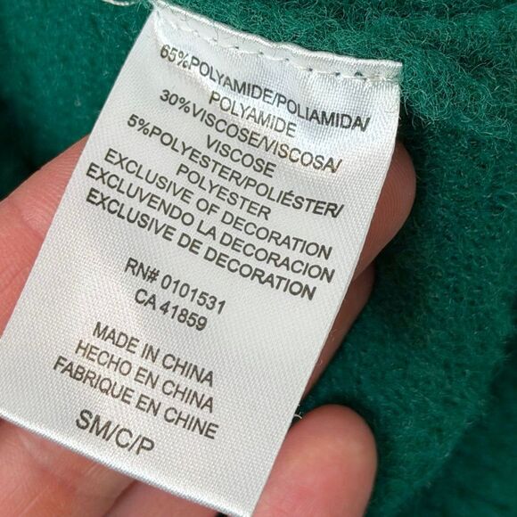 Wicked Paul Tazewell Sweater S Emerald Green Gold Embroidered Cardigan Elphaba - Picture 6 of 10